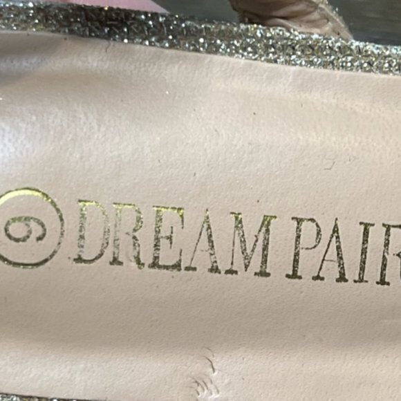 DREAM PAIRS Women Rhinestone and Mesh Ankle Strap 2.5" Heels Sz 9 Sparkly! - Picture 8 of 9